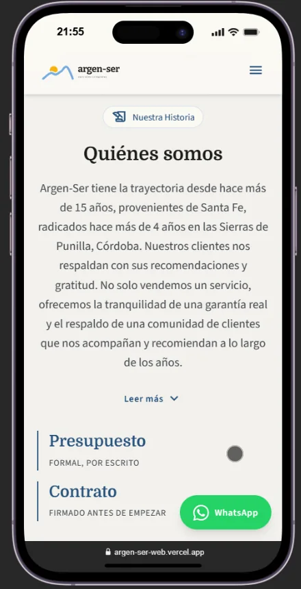 Quiénes somos en el celular